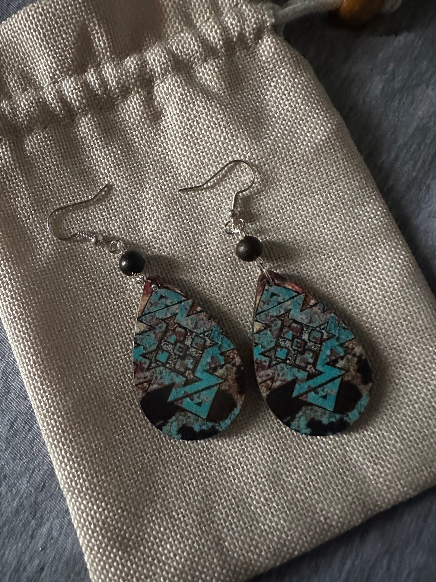 Tribal Teardrop Earrings