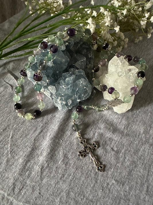 Fluorite Embrace Rosary