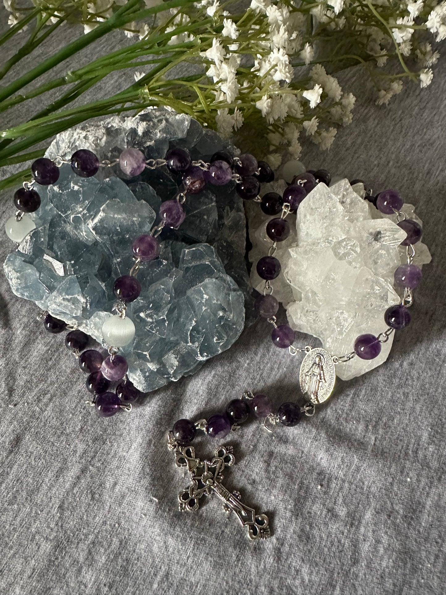 Amethyst Forgiveness Rosary