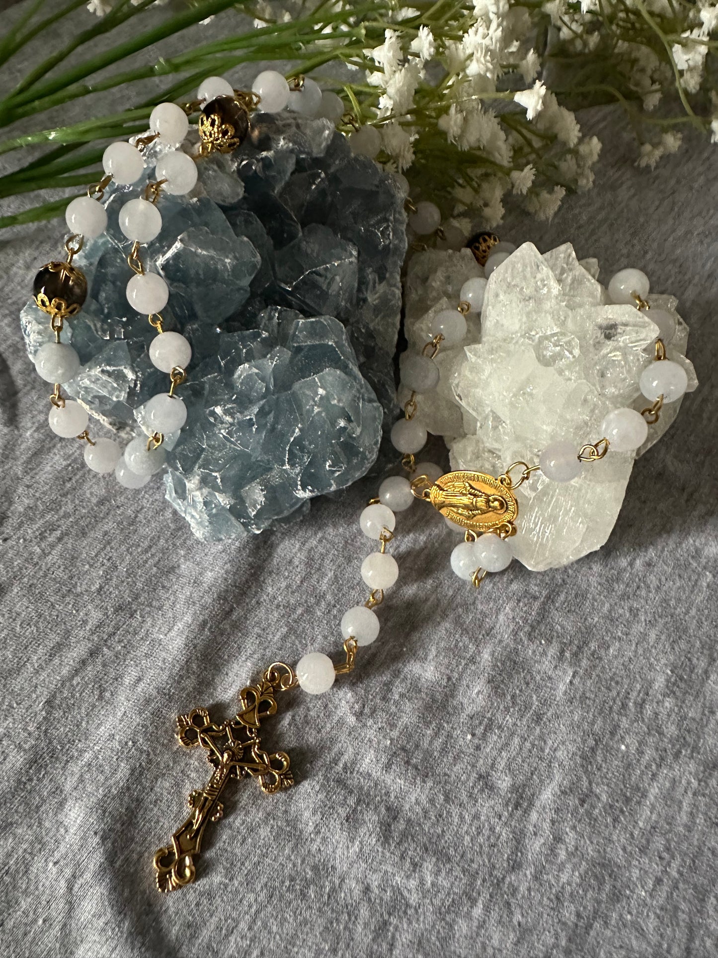 Aquamarine Forgiveness Rosary