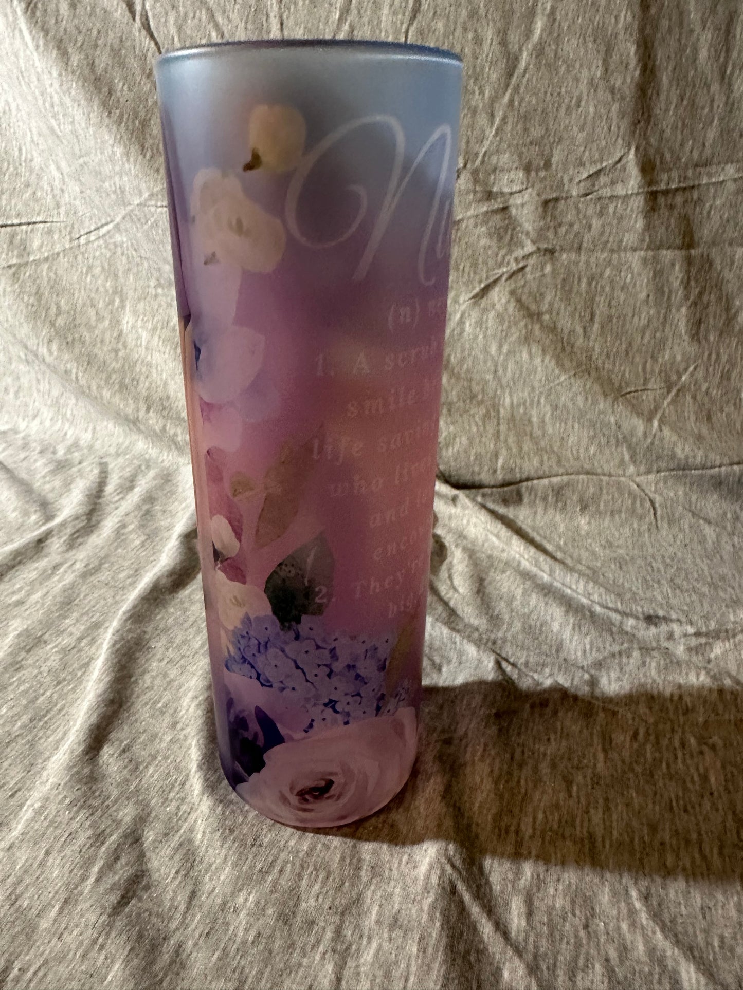 Nurse 20 oz Glass Tumbler