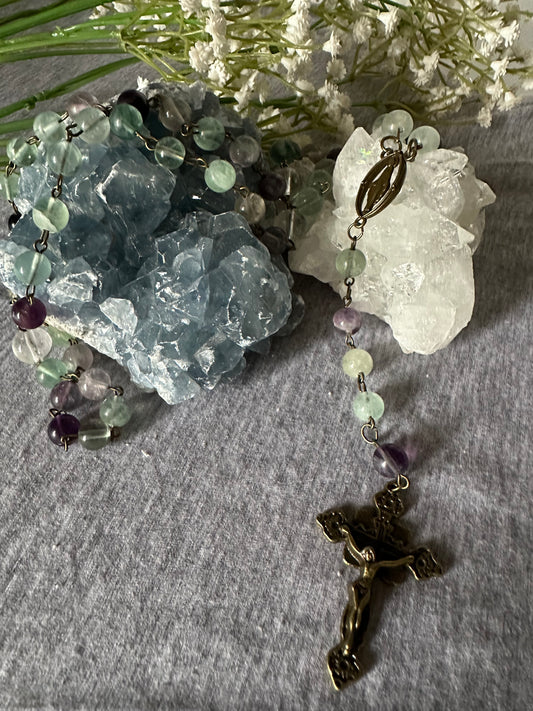 Fluorite Forgiveness Rosary