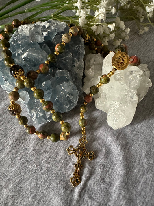 Unakite Embrace Rosary